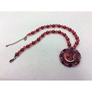 Laila Rowe Victorian Bead Necklace Large Pendant